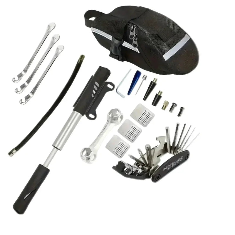 Habicare Emergency Bicycle Tyre Repair Kit with Glue-less Patches Emergency Bicycle Tyre Repair Kit with Glue-less Patches