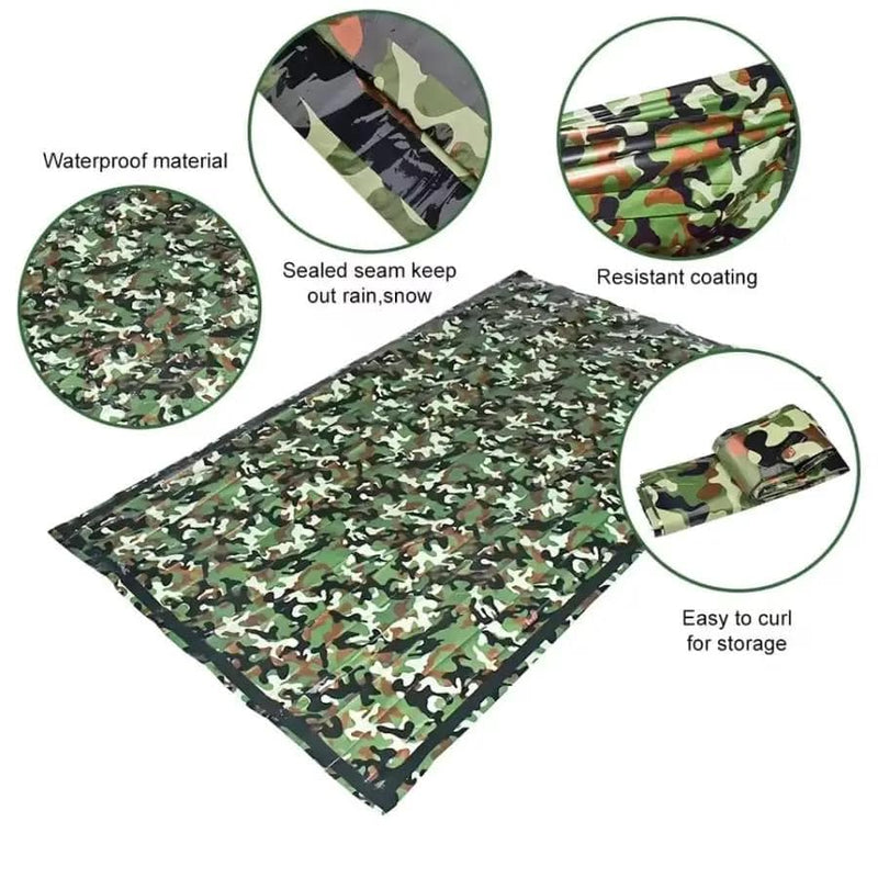 9eight5 Tools & Kits (multipurpose) Emergency Camo Tube Tent Emergency Camo Tube Tent