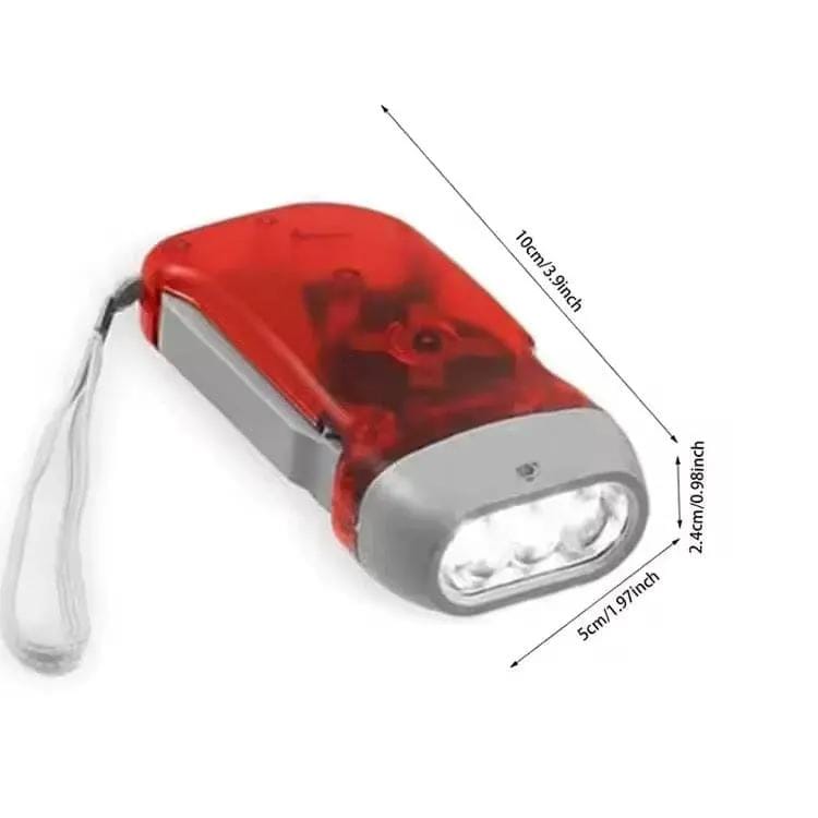 9eight5 Tools & Models Emergency Hand Crank Torch Emergency Hand Crank Torch
