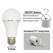 Emergency Light Bulb – Cool White, 1500mAh, 7W by Habicare