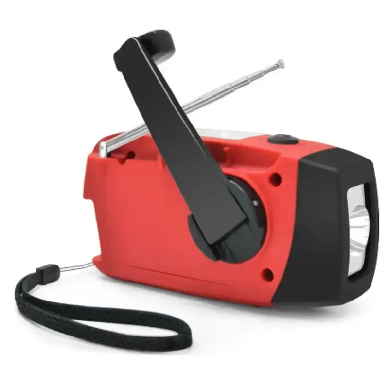 Emergency Solar Hand Crank Radio with Flashlight & Power Bank by Habicare