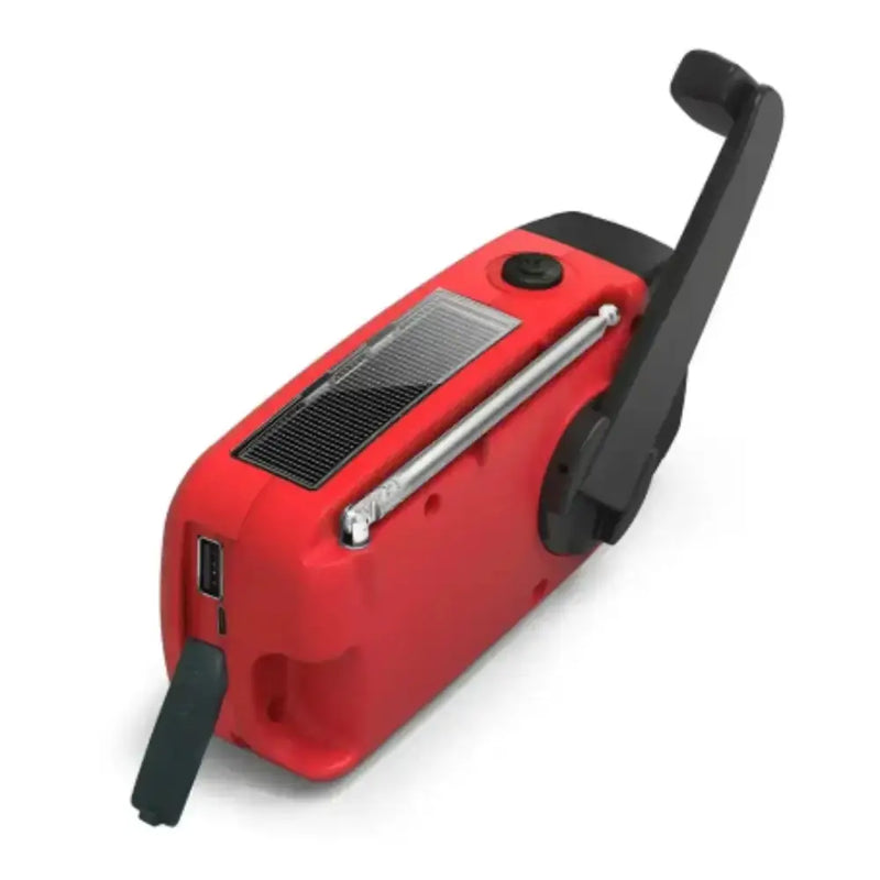 Emergency Solar Hand Crank Radio with Flashlight & Power Bank by Habicare