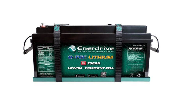 Enerdrive Battery B-tec 300Amp - 12V Lifepo4 Battery Gen2