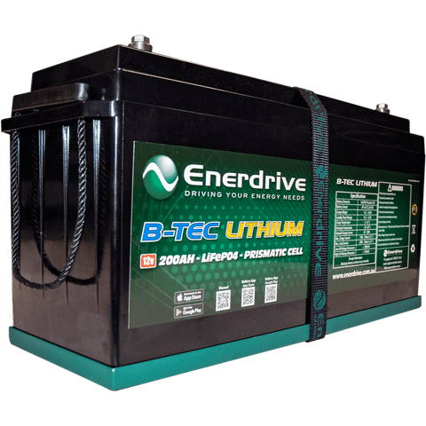 Enerdrive Battery B-Tech 200A 12V LifePO4 Battery GEN2