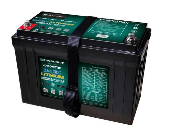 Enerdrive Battery Chargers B-tec 100ah Lifepo4 Battery Gen2