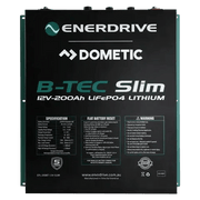 Enerdrive Battery Chargers B-TEC 200AMP / 12V LIFEPO4 Slim Case Battery