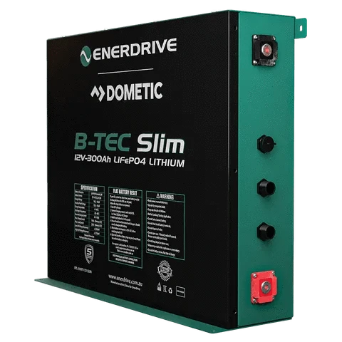 Enerdrive Battery Chargers B-TEC 300AMP / 12V LIFEPO4 Slim Case Battery