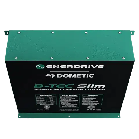Enerdrive Battery Chargers B-tec 400amp / 12v Lifepo4 Slim Metal Case Battery