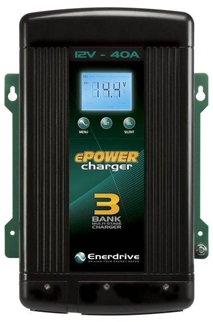 Enerdrive Battery Chargers ePower 12V 40A Battery Charger