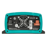 Epower 600w/12v PSW Inverter Gen2 rear view with battery input, cooling fan, and wiring terminals