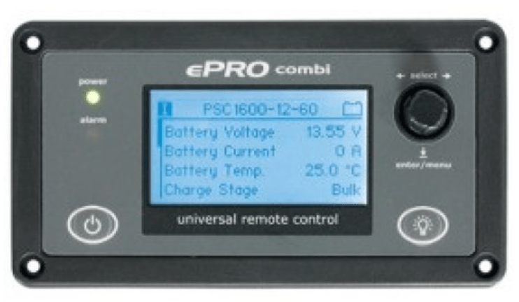 Enerdrive Inverters 12V 24V to 230V ePRO Combi Remote Control