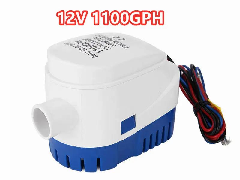 12V Bilge Pump Boat Automatic 1100GPH Submersible by salelink.co.nz