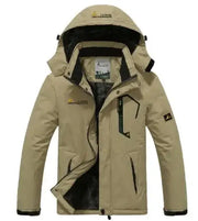 Men's Waterproof Thermal Hiking Jacket - Windproof Winter Outdoor Coat by Mead's Supply & Equipment Outfitters limited
