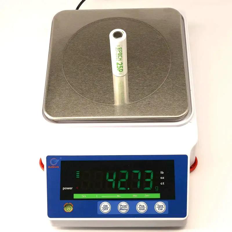 Epoch 25P 18650 2500mAh 20A Battery by That Watch Shop