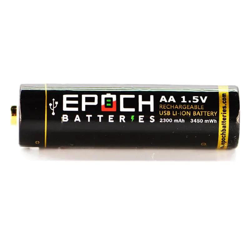 Epoch AA 1.5V 2300mAh USB Protected Li-ion Battery - 4 Pack by That Watch Shop