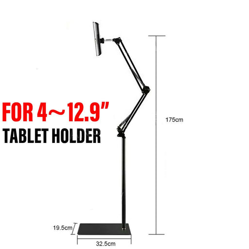 Floor iPad Tablet Holder Stand Upto 12.9'' by salelink.co.nz