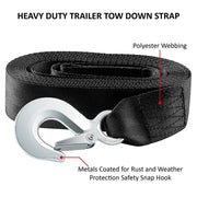 Marine Boat Trailer Hand Winch Strap Replacement Heavy 6M x 50MM by salelink.co.nz