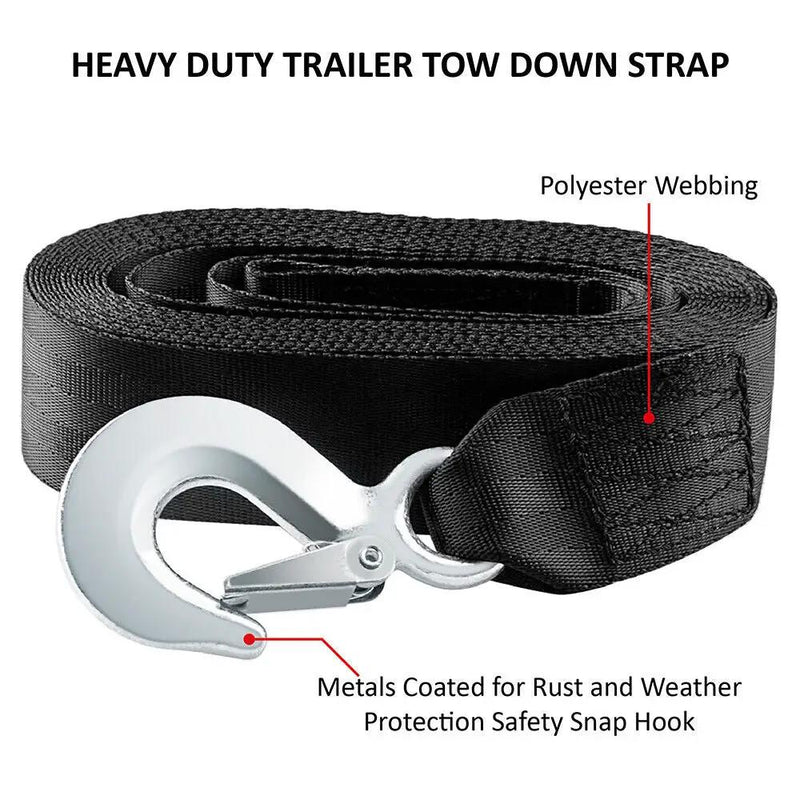 Marine Boat Trailer Hand Winch Strap Replacement Heavy 6M x 50MM by salelink.co.nz