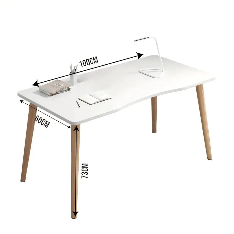 Ergonomic Office Desk with Rounded Corners by Habicare