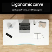 Ergonomic Office Desk with Rounded Corners by Habicare