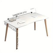 Ergonomic Office Desk with Rounded Corners by Habicare