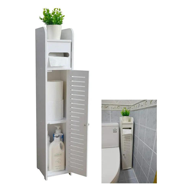 Bathroom Storage Cabinet Shelf Corner Organiser by salelink.co.nz