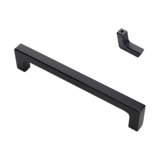 128mm Kitchen Cabinet Handle Drawer Black Cupboard Knob by salelink.co.nz