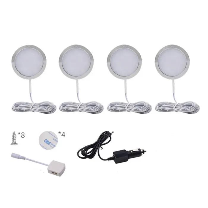 4x 12V LED Down Light Cabin Ceiling Lamp Caravan Camper Trailer Car RV White by salelink.co.nz