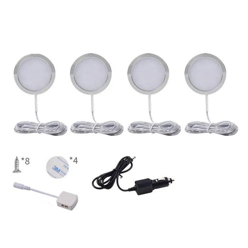 4x 12V LED Down Light Cabin Ceiling Lamp Caravan Camper Trailer Car RV White by salelink.co.nz
