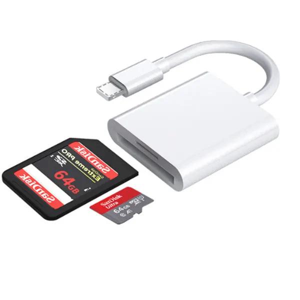 iPhone iPad Lightning to SD Card Reader Camera Adapter Phone Macbook by salelink.co.nz