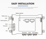 ATEM POWER Smart Hub Dual Battery System Fit DC to DC Chargers by salelink.co.nz
