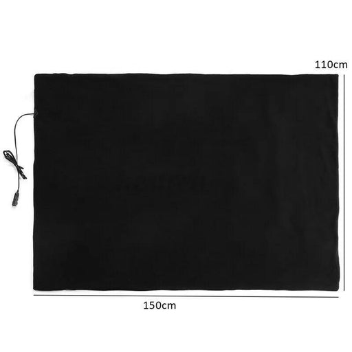 Car Blanket Auto Heated 12 Volt Dc Travel Rug Soft Caravan Fleece Electric Throw by salelink.co.nz