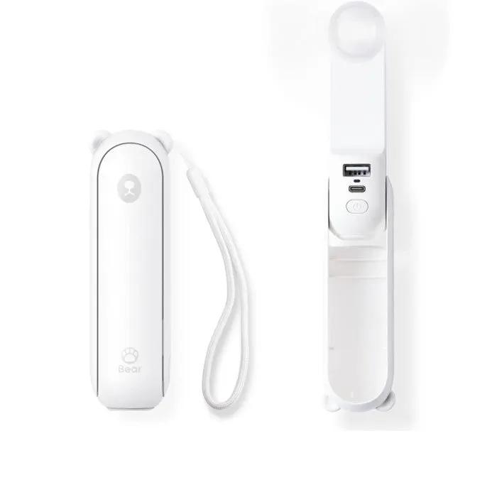 Mini Fan with Power Bank, Flashlight by salelink.co.nz