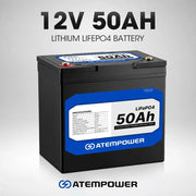 12V 50Ah Lithium Battery LiFePO4 Deep Cycle Marine 4WD Replace AGM by salelink.co.nz