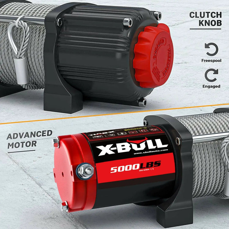 X-BULL Electric Winch 5000LBs by salelink.co.nz