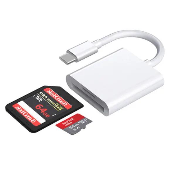Type C to SD Card Reader Camera Adapter Phone Macbook USB-C by salelink.co.nz