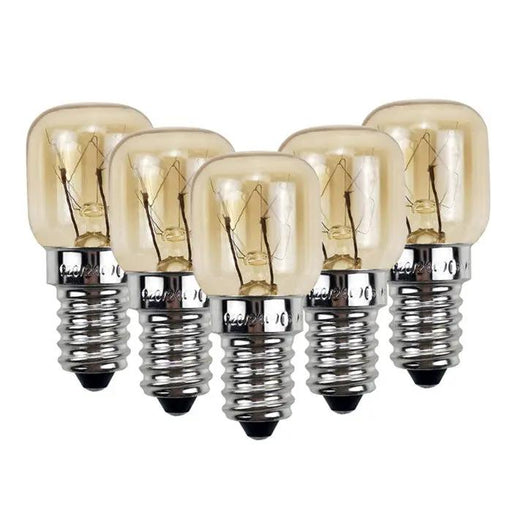 5Pcs Himalayan Salt Lamp Globe Bulb Light Bulbs Heat Resisting 25W E14 by salelink.co.nz