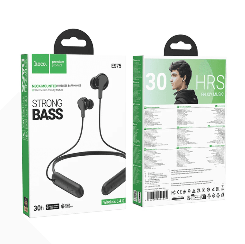 techplus Sports Bluetooth Earphones – Strong Bass, 30-Hour Playback | Bluetooth 5.4 | IPX4 Water Resistance (ES75) Sports Bluetooth Earphones – Strong Bass, 30-Hour Playback | Bluetooth 5.4 | IPX4 Water Resistance (ES75)