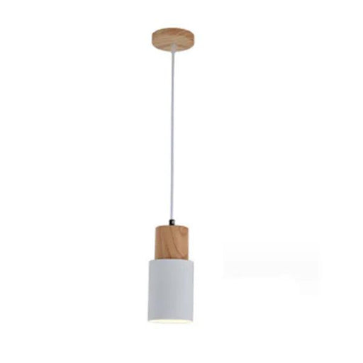 White Metal Lampshade Simple Pendant Hanging Light Lamp by salelink.co.nz