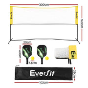 SportZone.co.nz Sports & Fitness > Racquet Sports > Pickleball Everfit 10ft Portable Pickle Ball Net Adjustable Multi-Sport for Badminton Tennis Pickleball Volleyball Everfit 10ft Portable Pickle Ball Net Adjustable Multi-Sport for Badminton Tennis Pickleball Volleyball