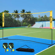 SportZone.co.nz Sports & Fitness > Racquet Sports > Pickleball Everfit 10ft Portable Pickle Ball Net Adjustable Multi-Sport for Badminton Tennis Pickleball Volleyball Everfit 10ft Portable Pickle Ball Net Adjustable Multi-Sport for Badminton Tennis Pickleball Volleyball