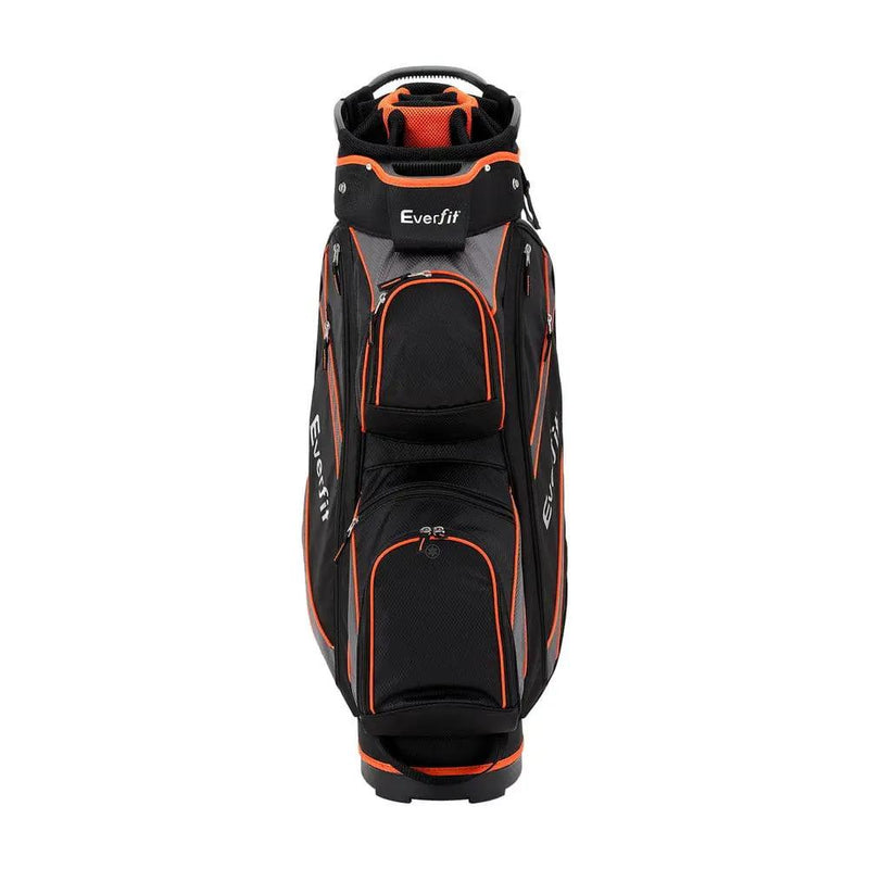 Everfit 14 Ways Dividers Golf Bag Stand Insulated Carry Bag Zippered Rain Cover by SportZone.co.nz