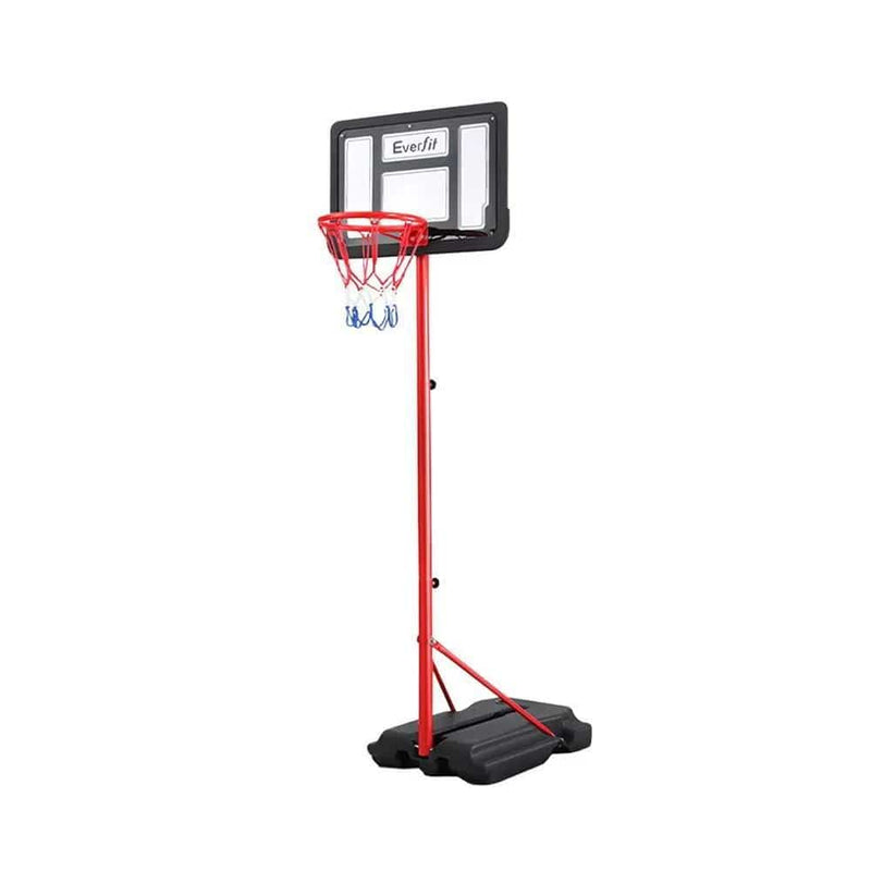 SportZone.co.nz Sports & Fitness > Ball Sports > Basketball & Basketball Accessories Everfit 1.6M Kids Basketball Hoop Stand System Portable Everfit 1.6M Kids Basketball Hoop Stand System Portable