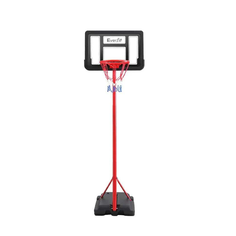 SportZone.co.nz Sports & Fitness > Ball Sports > Basketball & Basketball Accessories Everfit 1.6M Kids Basketball Hoop Stand System Portable Everfit 1.6M Kids Basketball Hoop Stand System Portable