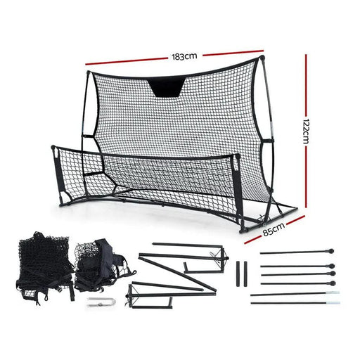 SportZone.co.nz Sports & Fitness > Fitness Accessories Everfit 1.8m Football Soccer Net Portable Goal Net Rebounder Sports Training Everfit 1.8m Football Soccer Net Portable Goal Net Rebounder Sports Training