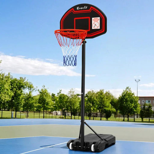 SportZone.co.nz Sports & Fitness > Ball Sports > Basketball & Basketball Accessories Everfit 2.1M Basketball Hoop Stand System Adjustable Portable Pro Kids Black Everfit 2.1M Basketball Hoop Stand System Adjustable Portable Pro Kids Black