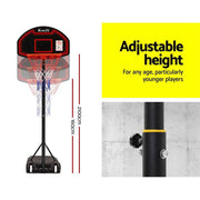 SportZone.co.nz Sports & Fitness > Ball Sports > Basketball & Basketball Accessories Everfit 2.1M Basketball Hoop Stand System Adjustable Portable Pro Kids Black Everfit 2.1M Basketball Hoop Stand System Adjustable Portable Pro Kids Black