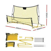 SportZone.co.nz Sports & Fitness > Ball Sports > Soccer & Soccer Accessories Everfit 2.1m Football Soccer Net Portable Goal Net Rebounder Sports Training Yellow Everfit 2.1m Football Soccer Net Portable Goal Net Rebounder Sports Training Yellow