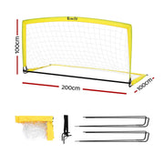 SportZone.co.nz Sports & Fitness > Ball Sports > Soccer & Soccer Accessories Everfit 2m Football Soccer Net Portable Goal Net Rebounder Sports Training Everfit 2m Football Soccer Net Portable Goal Net Rebounder Sports Training