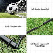 SportZone.co.nz Sports & Fitness > Ball Sports > Soccer & Soccer Accessories Everfit 2m Football Soccer Net Portable Goal Net Rebounder Sports Training Everfit 2m Football Soccer Net Portable Goal Net Rebounder Sports Training
